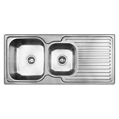 SINK ABEY ENTRY 1-3/4 R/H BOWL 1TH 1080MM X 480MM S/S [134176]