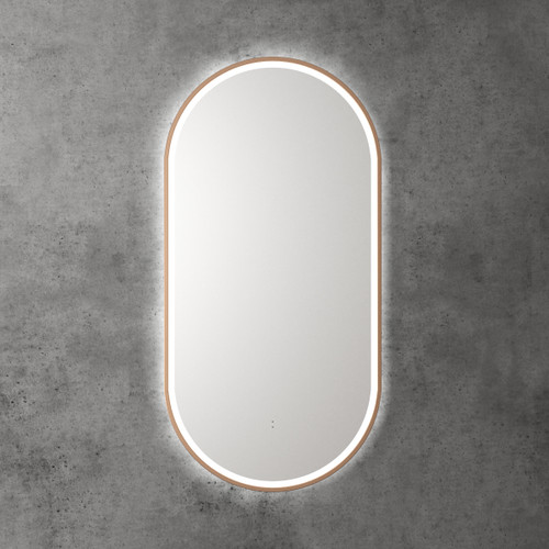 Beau Monde LED Mirror Brushed Nickel Frame [273815]