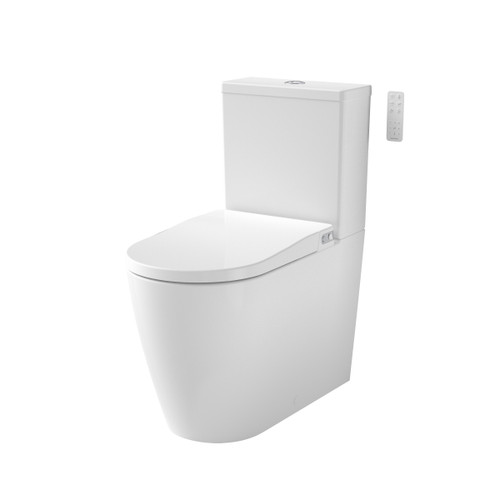 Urbane II Bidet Cleanflush Wall Faced Close Coupled Back Entry Toilet Suite [288900]