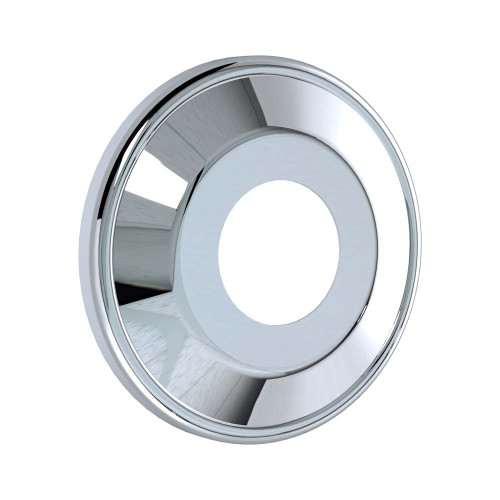 Cover Plate/Wall Flange Brass 57mm Round Domed Chrome [288065]