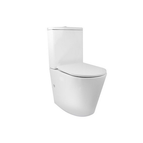 Renee Rimless Wall Faced Universal Back-to-Wall Toilet Suite w/Nano Glaze White 4Star [156943]