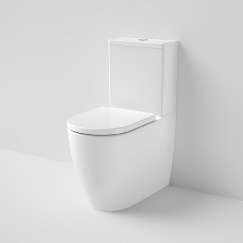 Urbane II Cleanflush® Wall Faced Close Coupled Toilet Suite Bottom Inlet w/ Soft Close Seat White 4Star [195977]