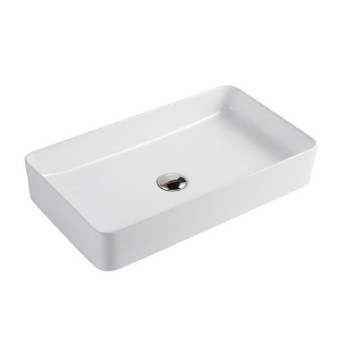 San Diego Above Counter Top Basin 10.3L Vitreous China 500mm High Gloss White NTH [254459]