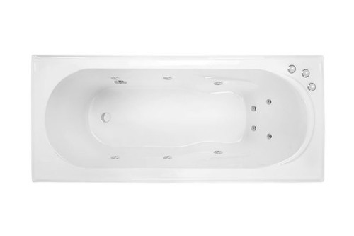 Adatto Santai 10-Jet Spa Bath 1650mm White [109454]