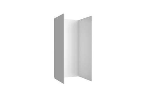 3-Sided Shower Wall 878mm x 878mm [133805]