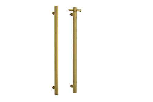 Thermorail Heated Towel Rail Vertical 30W 12V 900mm x 142mm x 100mm Brushed Gold [254400]
