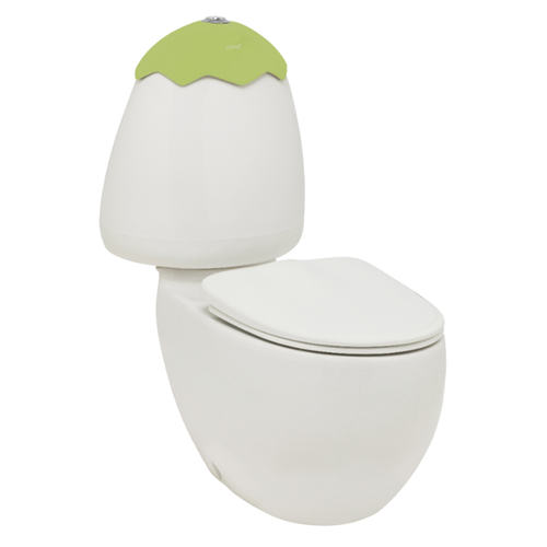 Egg Junior Close Coupled Toilet Suite Junior Kiwi Lid Includes Soft Close Seat & Extended Connector 4Star [198591]
